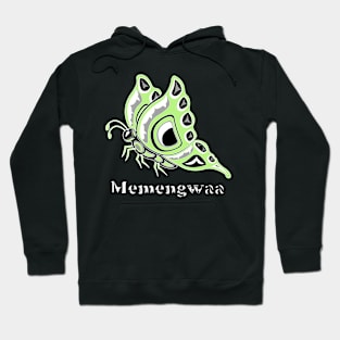 Memengwaa (Butterfly) Agender Pride Hoodie